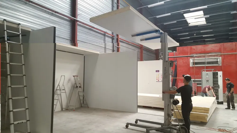 chantier froid commercial